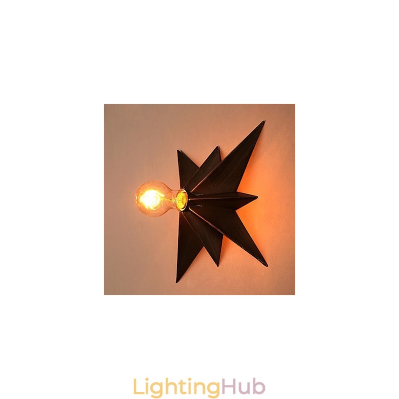 Brief Five Pointed Star Lighting Personalized Modern Wall Light Child Housing Lamps