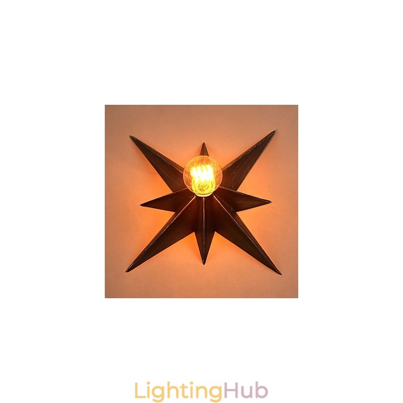 Brief Five Pointed Star Lighting Personalized Modern Wall Light Child Housing Lamps