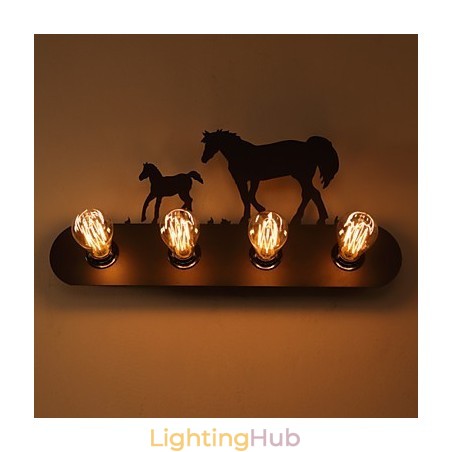 American Village Pastoral LOFT Style Bedroom Aisle Iron Retro Wild Horse Wall Lamps Free Shipping American Village Pastoral LOFT Style Bedroom Aisle Iron Retro Wild Horse Wall Lamps Free Shipping