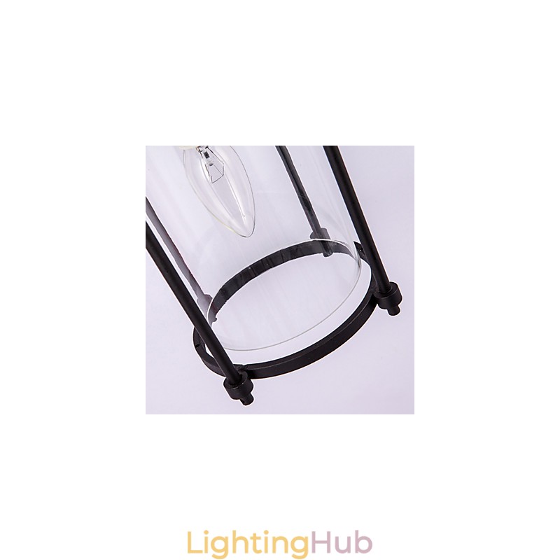 Creative Industrial Look Lamps North America Style Wall Lamps with Edison Flute Bulb Inside Bar Decoration Lights