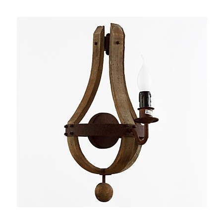 Mini Style Wall Sconces Rustic Lodge Wood Bamboo Mini Style Wall Sconces Rustic Lodge Wood Bamboo