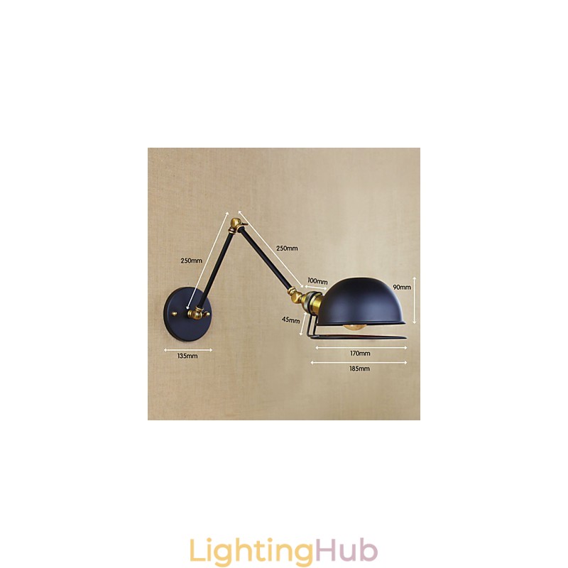 Wall Sconces Swing Lights Reading Wall Lights Mini Style Rustic Lodge Metal