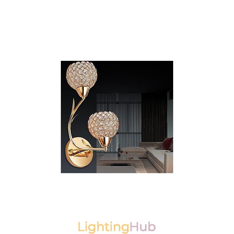 Crystal Wall Sconces Modern Contemporary Metal