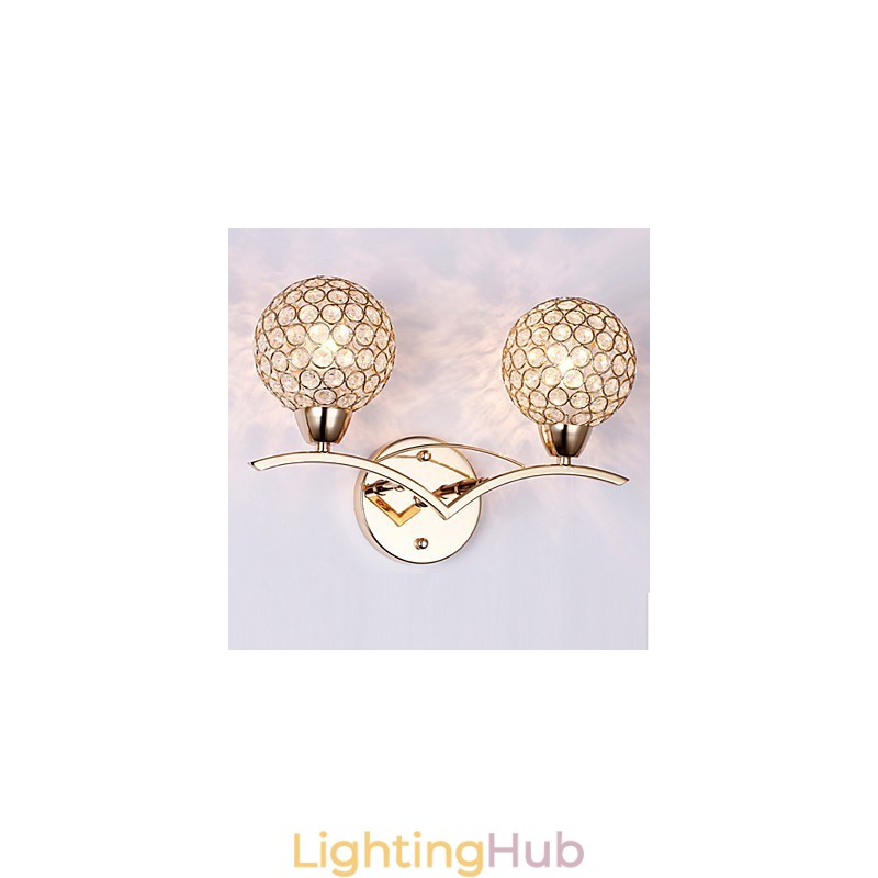 Wall Sconces Reading Wall Lights Crystal Mini Style Modern Contemporary Metal
