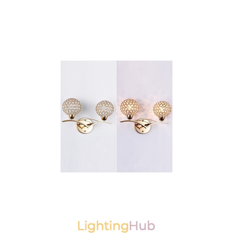 Wall Sconces Reading Wall Lights Crystal Mini Style Modern Contemporary Metal