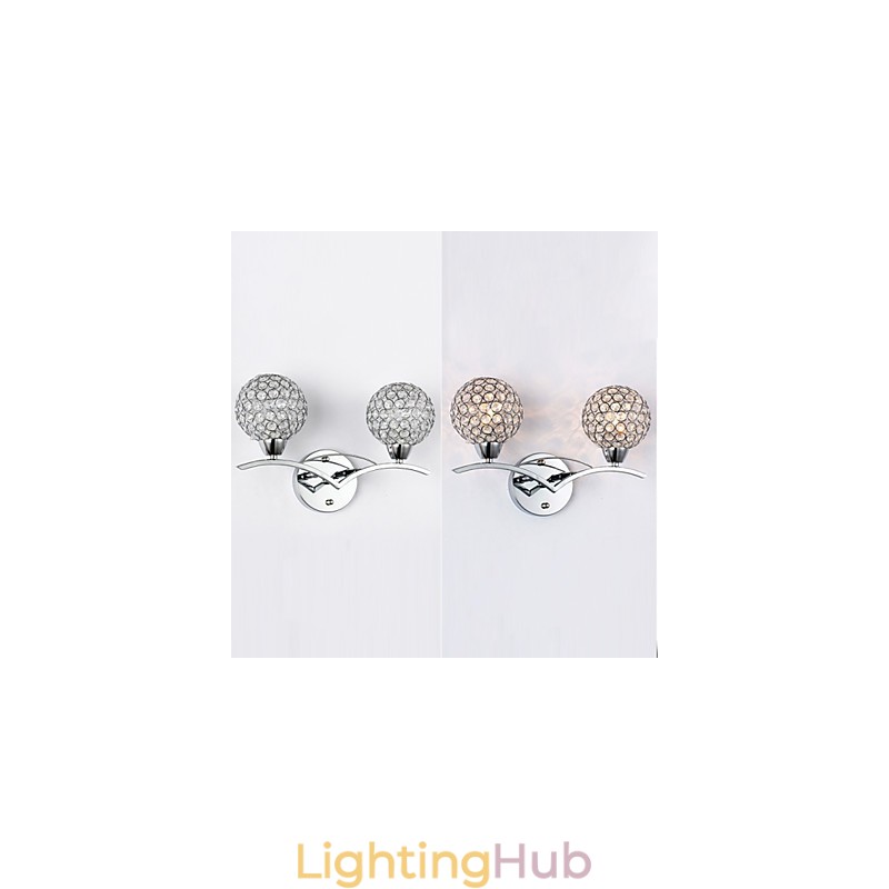 Wall Sconces Reading Wall Lights Crystal Mini Style Modern Contemporary Metal