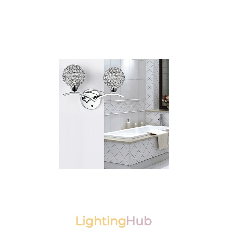 Wall Sconces Reading Wall Lights Crystal Mini Style Modern Contemporary Metal