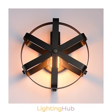 New Vintage Style Industrial Round Wall Sconce balcony Loft Entry Hallway Bedroom Wall Lamp New Vintage Style Industrial Round Wall Sconce balcony Loft Entry Hallway Bedroom Wall Lamp