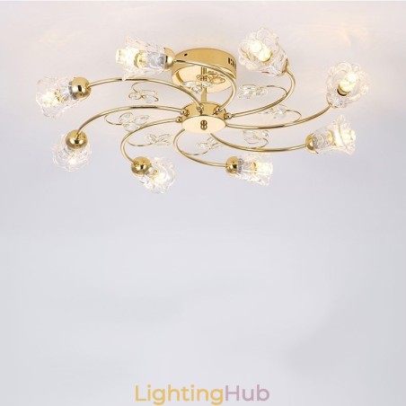 Artistic Aluminum Flush Mount Lights With Crystals Artistic Aluminum Flush Mount Lights With Crystals
