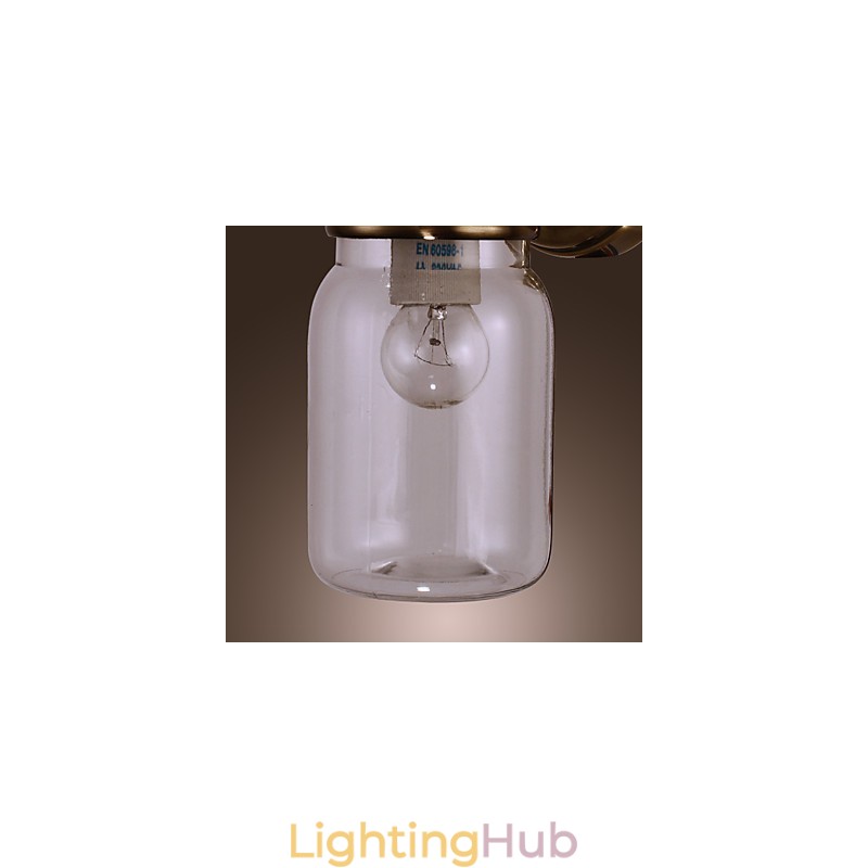 Rustic Wall Light In Bottle Shape