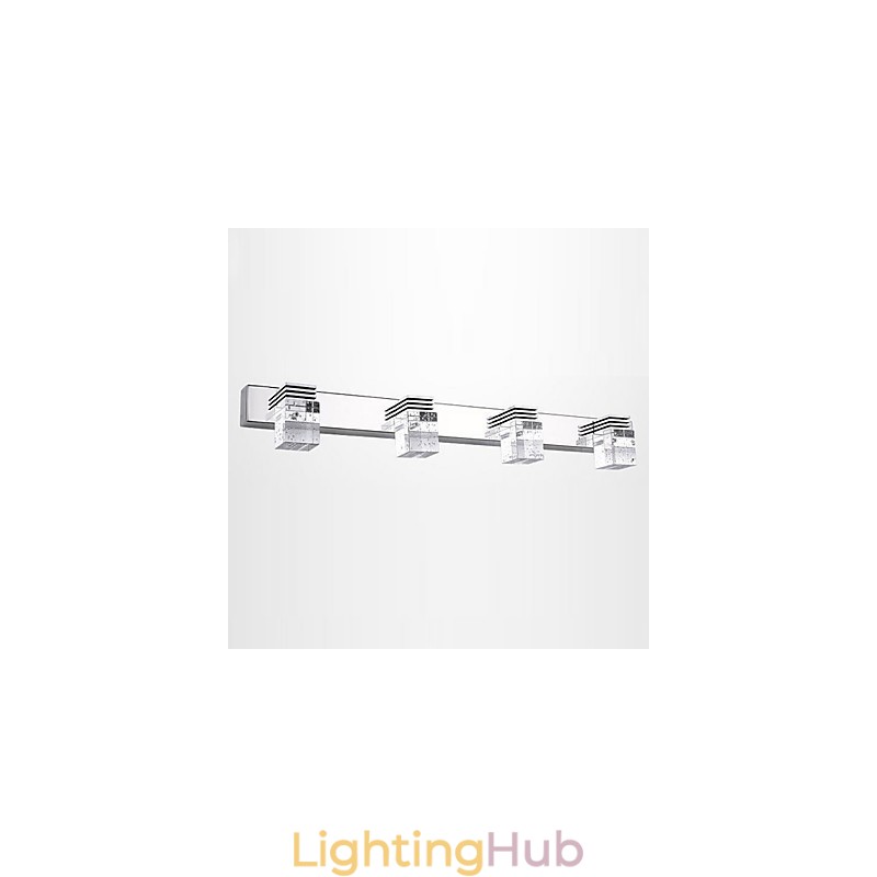 Wall Sconces Bathroom Lighting Wall Washers Crystal Mini Style Modern Contemporary Metal