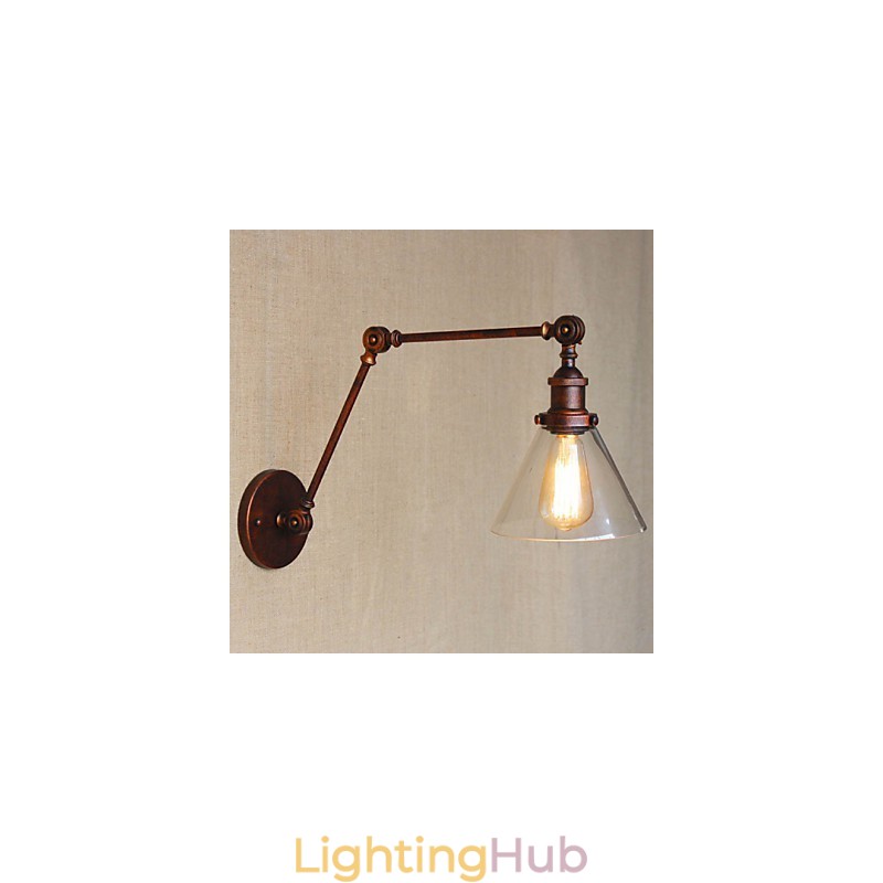 Ferruginous Mediterranean Village Complex Decorative Wall Sconce