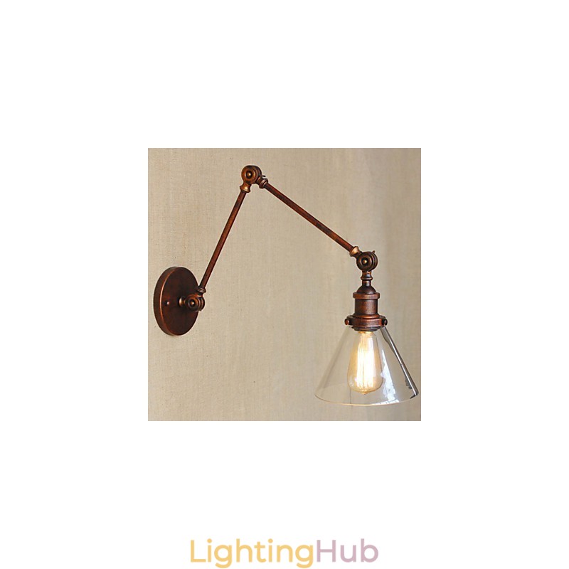 Ferruginous Mediterranean Village Complex Decorative Wall Sconce