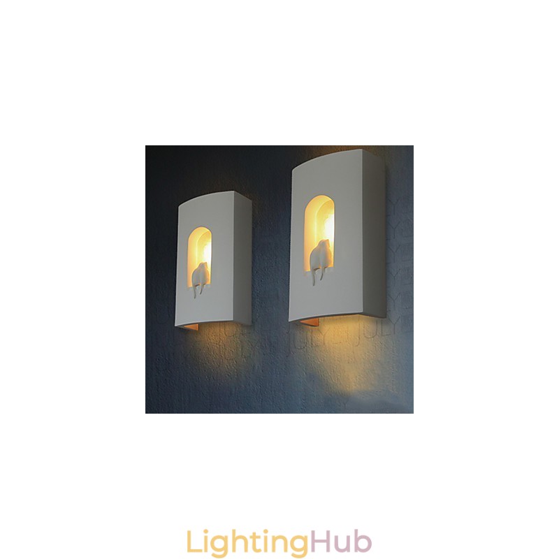 White Modern Brief Fashion Wall Lamp Bedside Wall Lamp Mirror Light Bedroom Wall Lamp