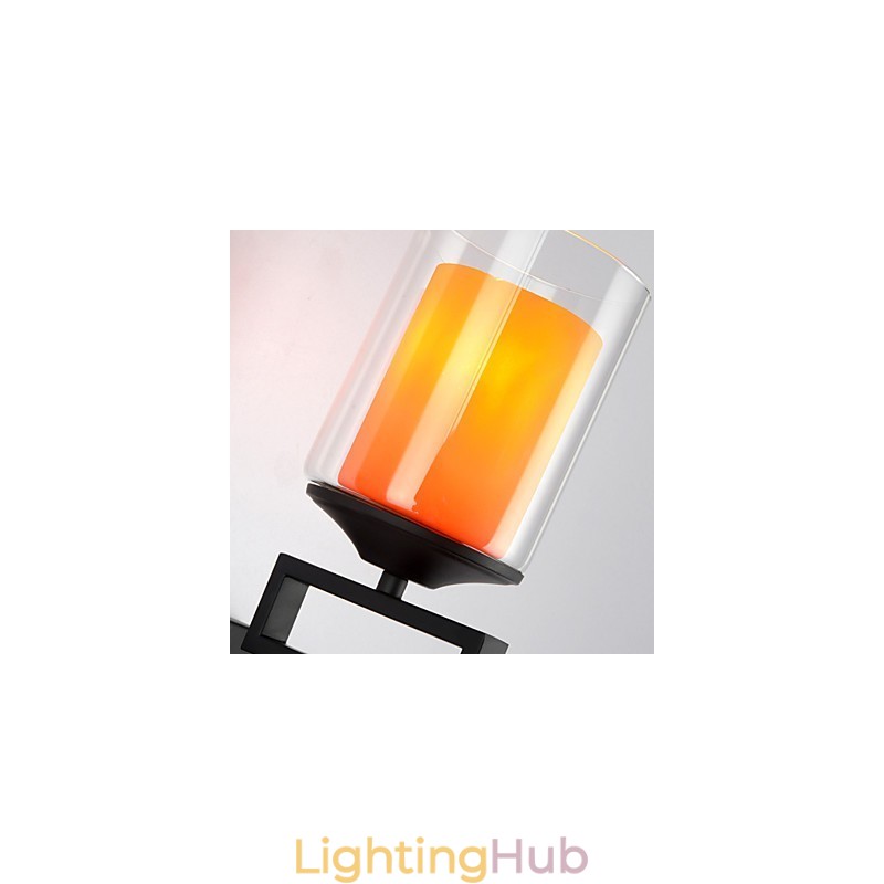 Retro Glass Simple Single Head Wall Lamp Light Wall Sconces Crystal Modern Contemporary Metal