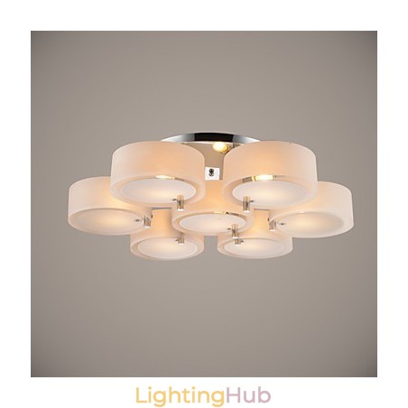 Flush Mount Modern Contemporary 7 Lights Ceiling Light Metal Flush Mount Modern Contemporary 7 Lights Ceiling Light Metal