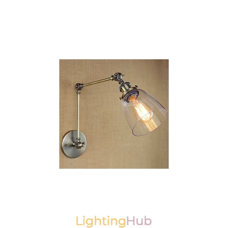 Retro Vintage Exclusive Hotel Lobby Bedroom Bedside RACK Antique Bronze Decorative Wall Sconce