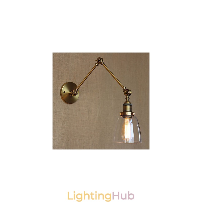Retro Vintage Exclusive Hotel Lobby Bedroom Bedside RACK Antique Bronze Decorative Wall Sconce