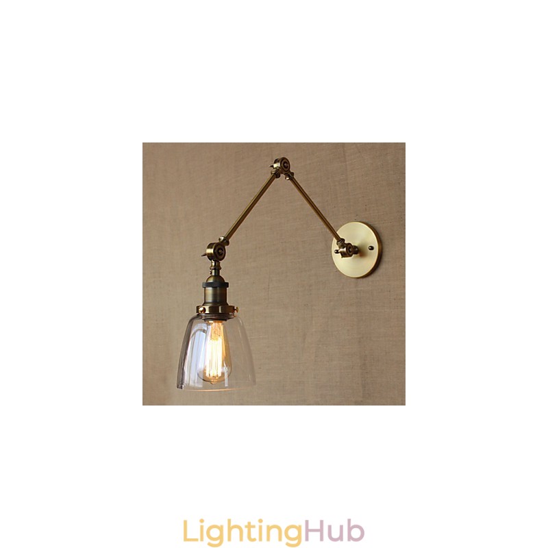Retro Vintage Exclusive Hotel Lobby Bedroom Bedside RACK Antique Bronze Decorative Wall Sconce
