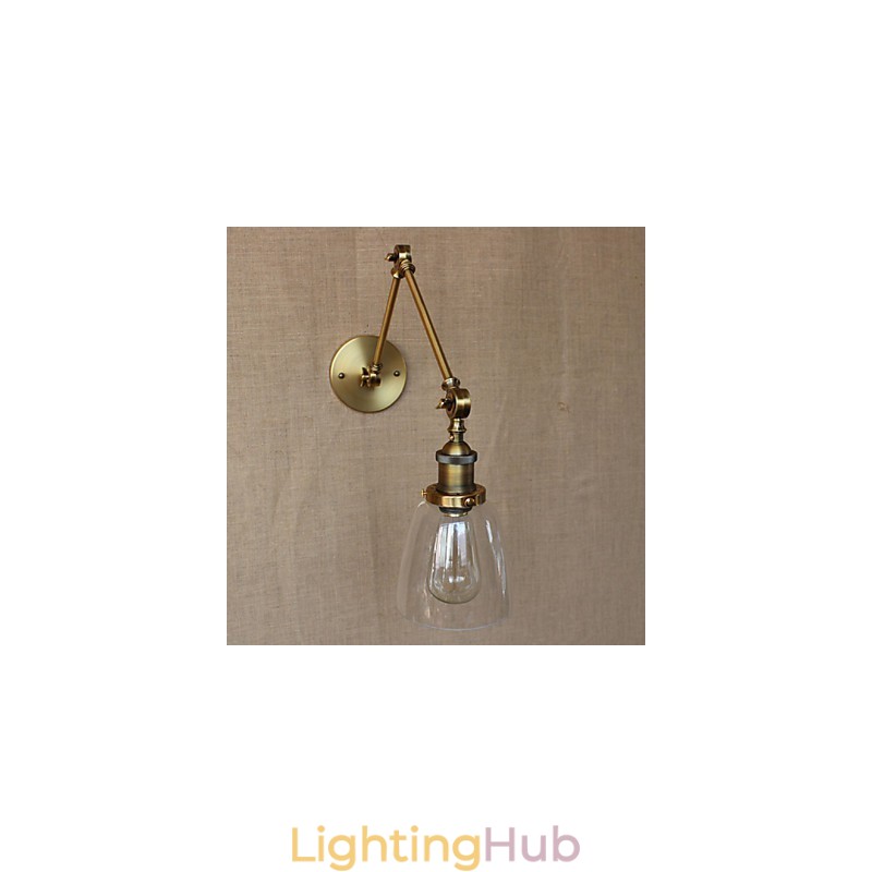 Retro Vintage Exclusive Hotel Lobby Bedroom Bedside RACK Antique Bronze Decorative Wall Sconce