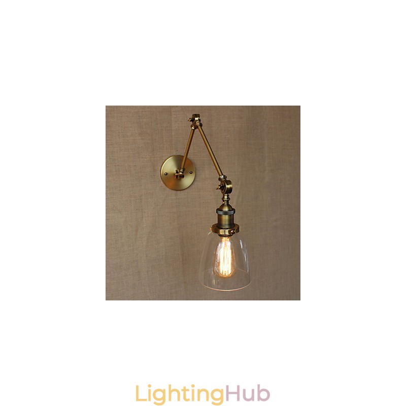 Retro Vintage Exclusive Hotel Lobby Bedroom Bedside RACK Antique Bronze Decorative Wall Sconce