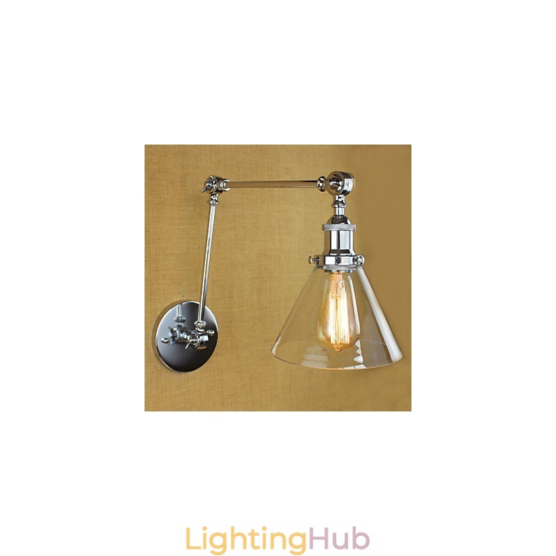 Silver Mediterranean Village complex decorative wall sconce