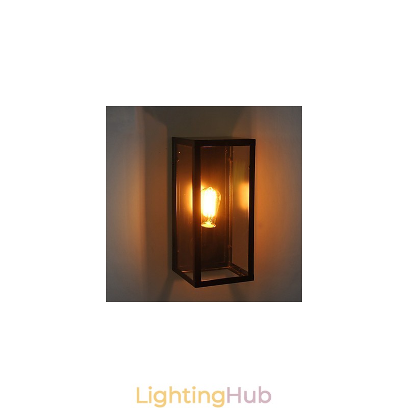 Retro Iron Bedsides Wall Sconce Village Pastoral Living Room Wall Lights Dining Room Wall Lamp