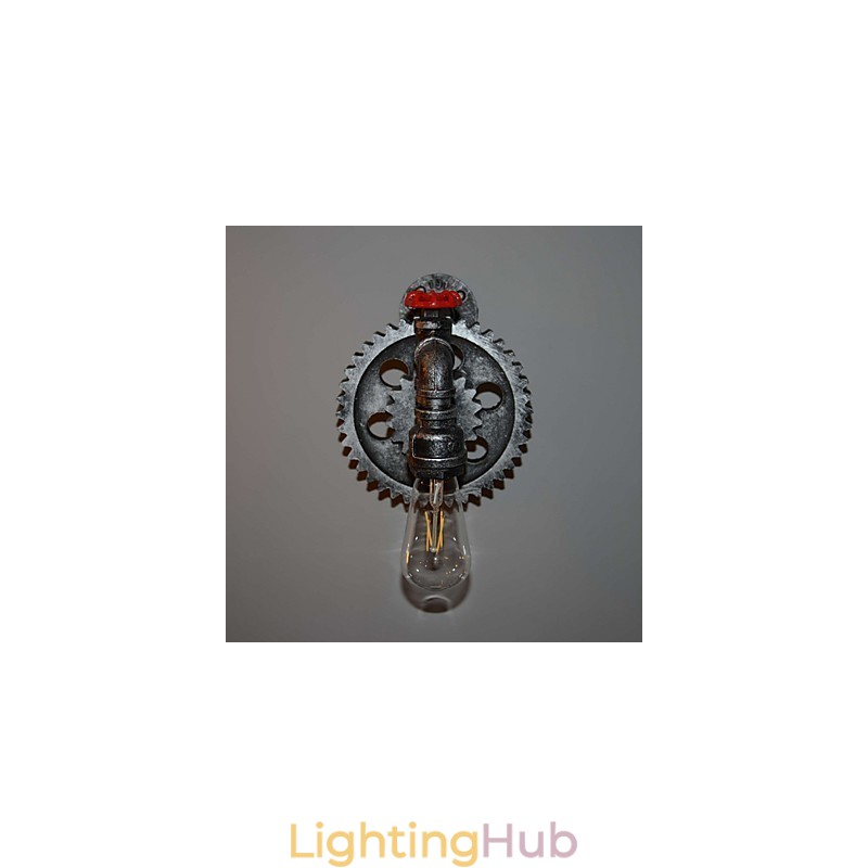Creative Iron Bar Restaurant Bar Aisle Wall Lamp Wall Lamp Loft Industrial Gear Personality To Do The Old Water Pipes