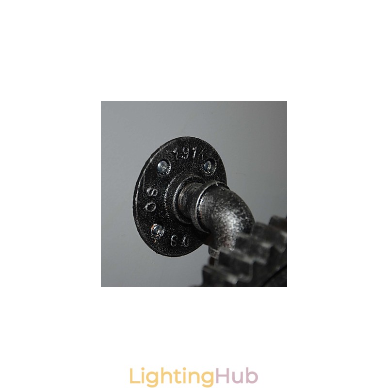Creative Iron Bar Restaurant Bar Aisle Wall Lamp Wall Lamp Loft Industrial Gear Personality To Do The Old Water Pipes