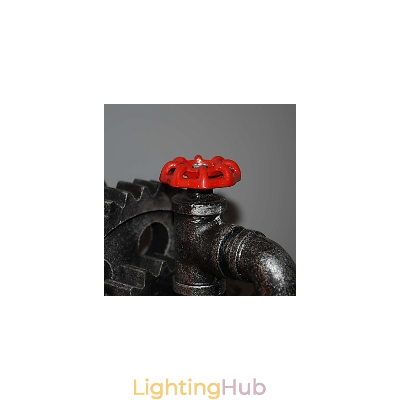 Creative Iron Bar Restaurant Bar Aisle Wall Lamp Wall Lamp Loft Industrial Gear Personality To Do The Old Water Pipes