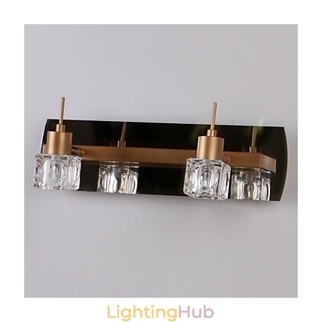 Crystal Bathroom Lighting Modern Contemporary G4 Metal Crystal Bathroom Lighting Modern Contemporary G4 Metal