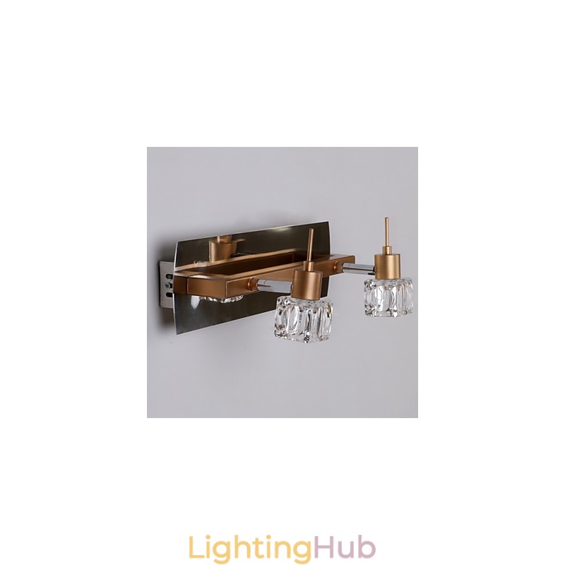 Crystal Bathroom Lighting Modern Contemporary G4 Metal