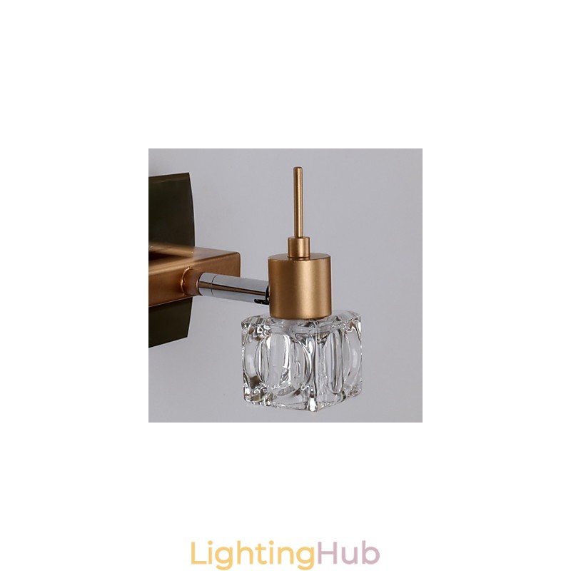 Crystal Bathroom Lighting Modern Contemporary G4 Metal