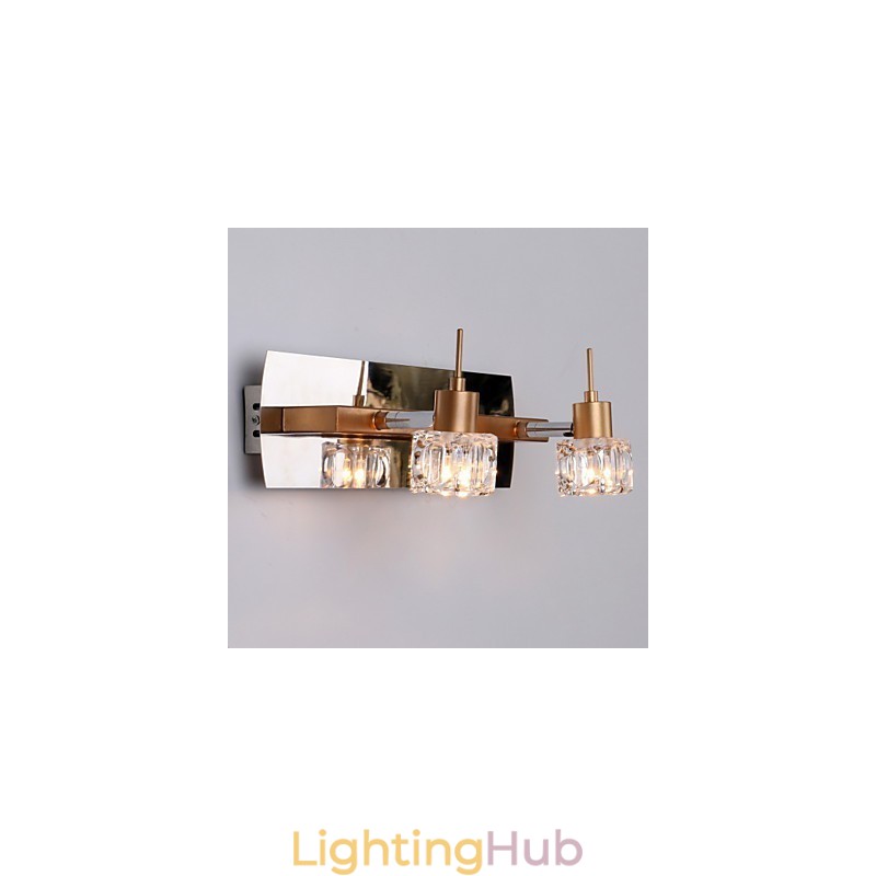 Crystal Bathroom Lighting Modern Contemporary G4 Metal