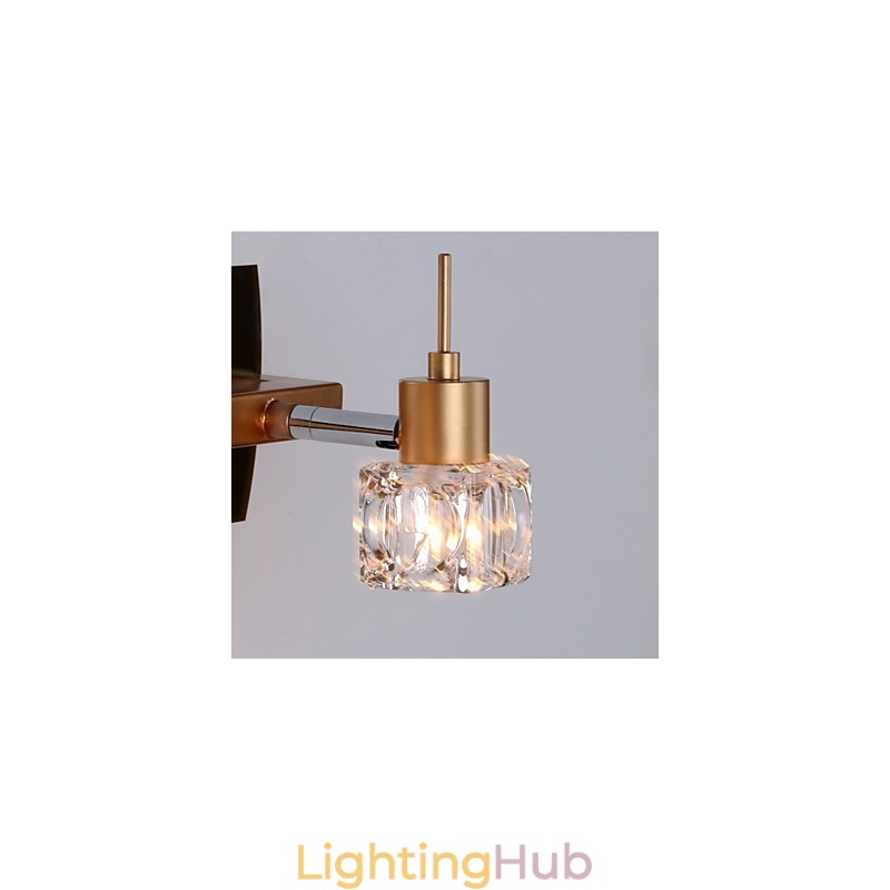 Crystal Bathroom Lighting Modern Contemporary G4 Metal
