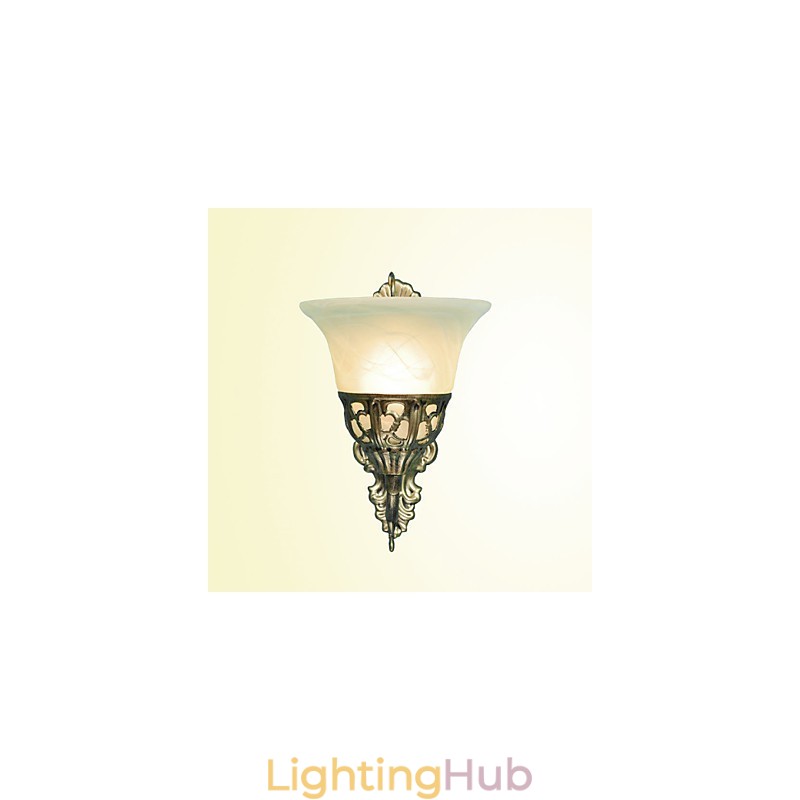 European Wall Lamps Metal Material Plating Bronze Lighting With Bedside Living Room Front Mirror Balcony Lamp