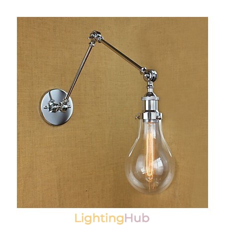 Chrome Glass Telescopic Retro Wall Lamp Chrome Glass Telescopic Retro Wall Lamp