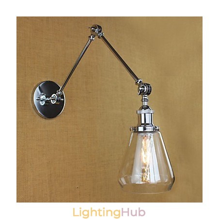 Chrome Glass Telescopic Retro Wall Lamp Chrome Glass Telescopic Retro Wall Lamp