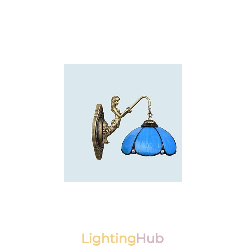European Contracted Rural Creative Wrought Iron Wall Lamp Lights