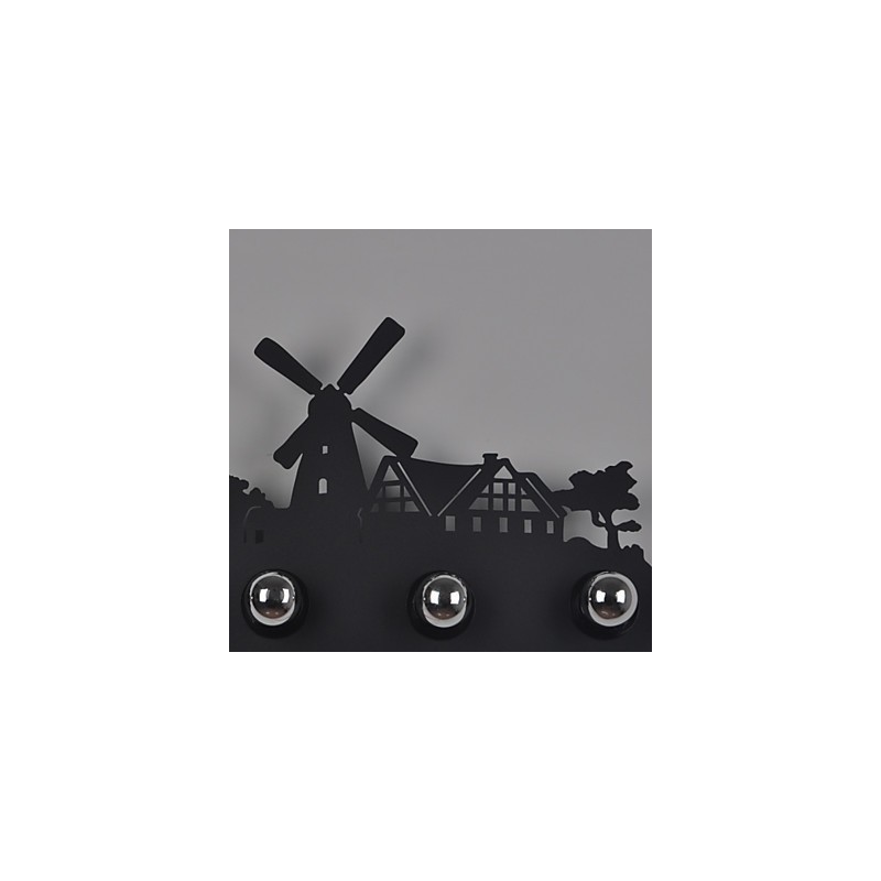 4 Lights American Village Pastoral LOFT Style Bedroom Aisle Iron Retro Wall Lamps
