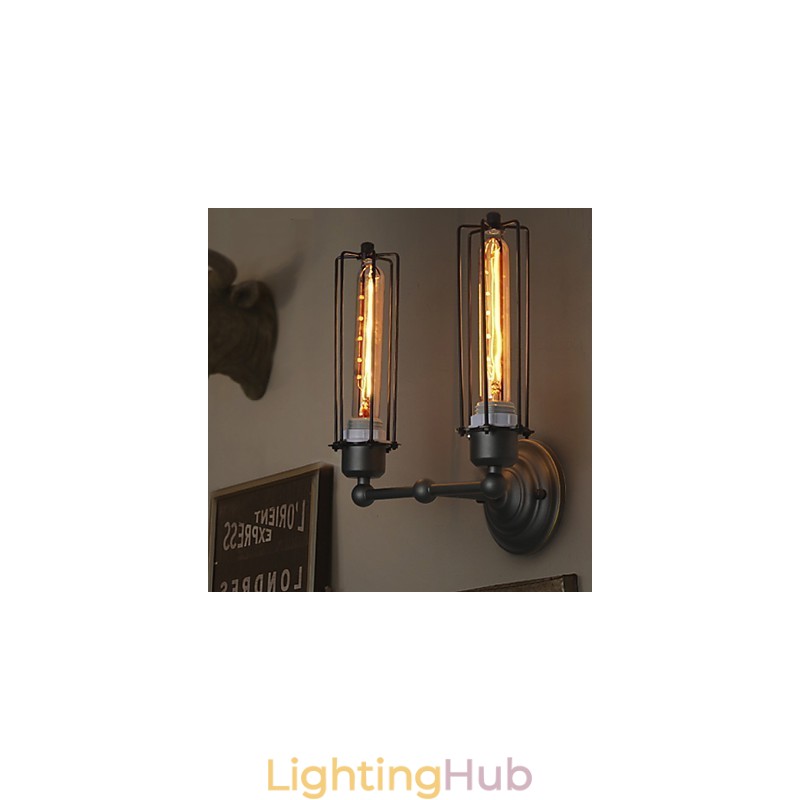 Loft American Country Retro Iron Wall Lamp Art Industry Lights