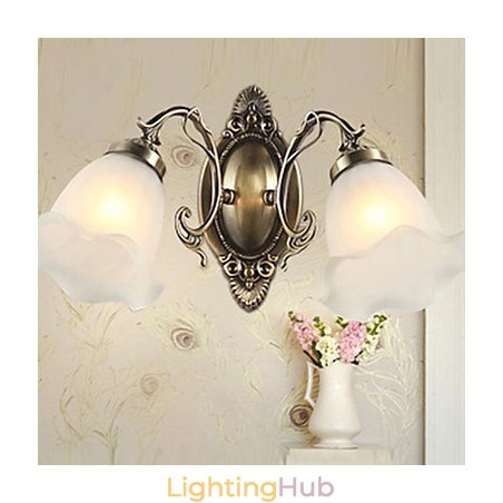 Retro Glass Simple European Modern Elegance Wrought Iron Wall Lamp Light Retro Glass Simple European Modern Elegance Wrought Iron Wall Lamp Light