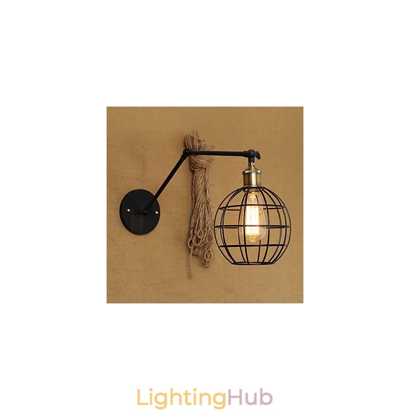 Wall Sconces Swing Lights Reading Wall Lights Mini Style Rustic Lodge Metal
