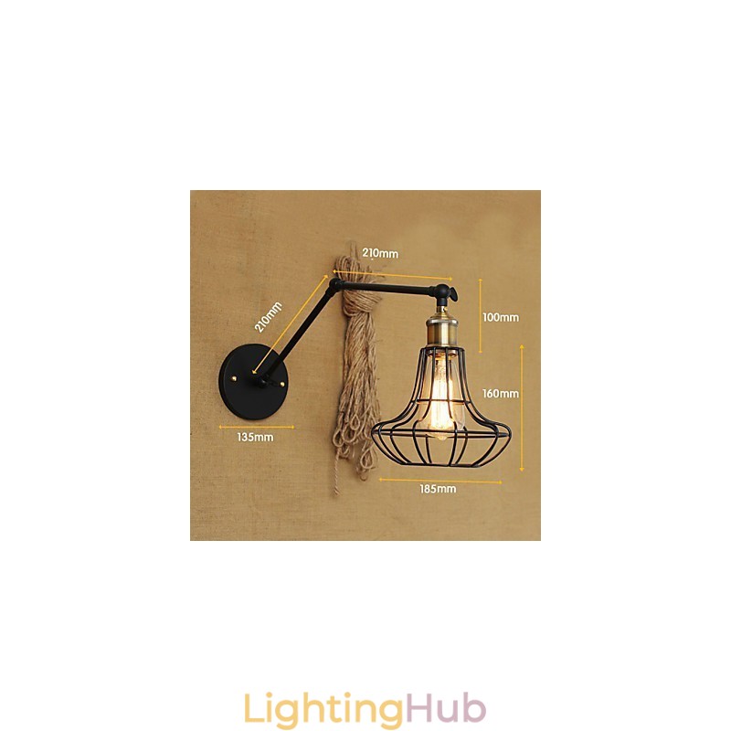 Wall Sconces Swing Lights Reading Wall Lights Mini Style Rustic Lodge Metal