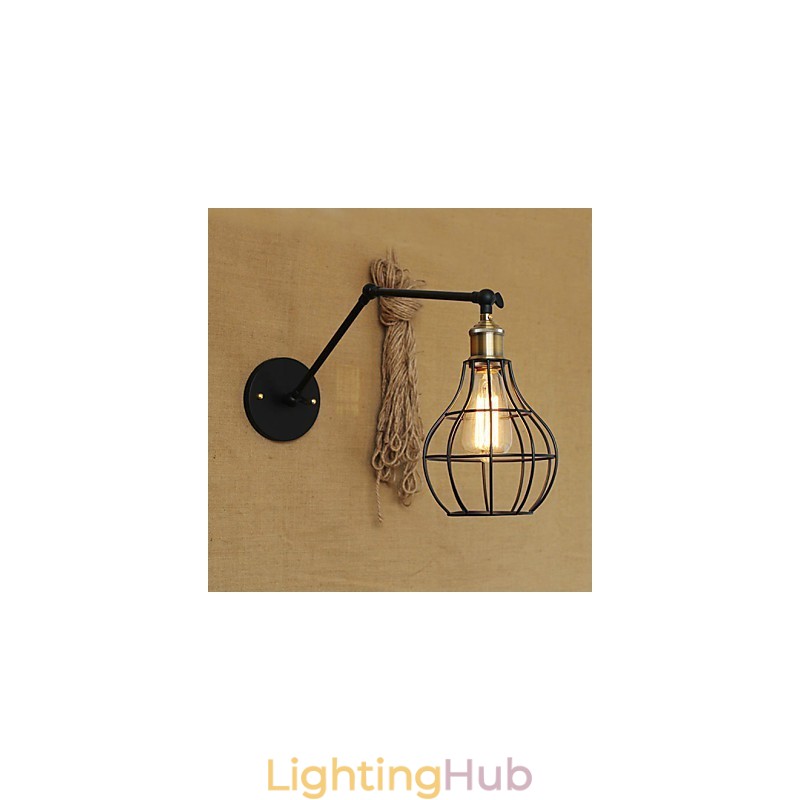 Wall Sconces Swing Lights Reading Wall Lights Mini Style Rustic Lodge Metal