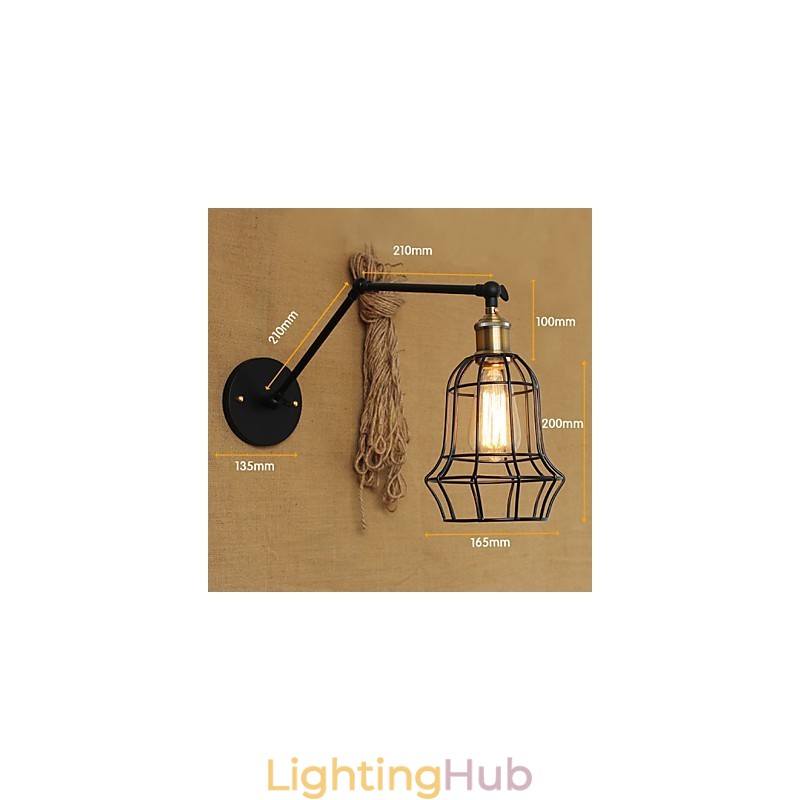 Wall Sconces Swing Lights Reading Wall Lights Mini Style Rustic Lodge Metal