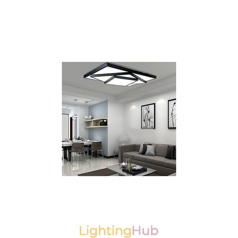 Square Flush Mount Modern Contemporary Ceiling light