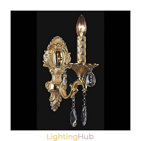 Luxuriant Crystal Wall Light in Candle Featured Bulb Luxuriant Crystal Wall Light in Candle Featured Bulb