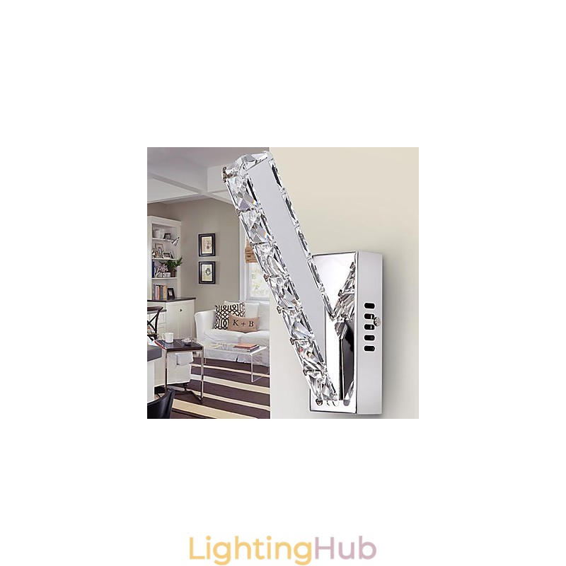 Crystal Wall Sconces Modern Contemporary Metal