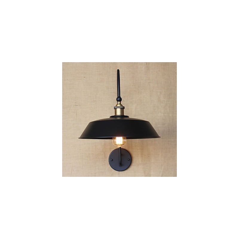 Creative American Country Iron Retro Round Industrial Living Room Balcony Aisle Stairs Room Decoration Lamp